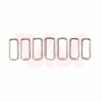 Jeu de baguettes et bandes protectrices, grille de radiateur