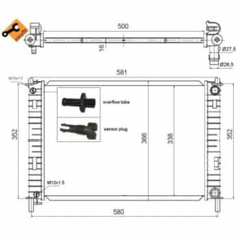 Radiateur, refroidissement du moteur EASY FIT
