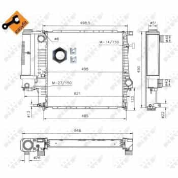Radiateur, refroidissement du moteur EASY FIT