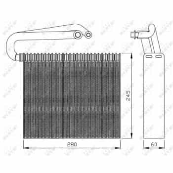 Evaporateur climatisation EASY FIT 36110 NRF