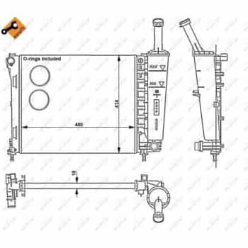 Radiateur, refroidissement du moteur EASY FIT