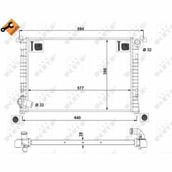 Radiateur, refroidissement du moteur EASY FIT