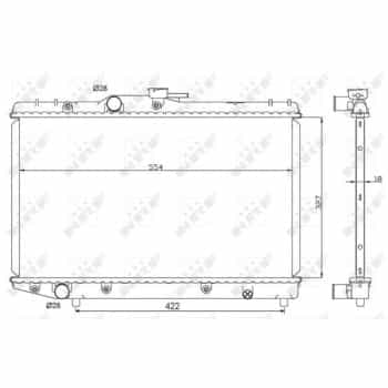 Radiateur, refroidissement du moteur EASY FIT