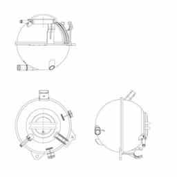 Vase d'expansion, liquide de refroidissement EASY FIT