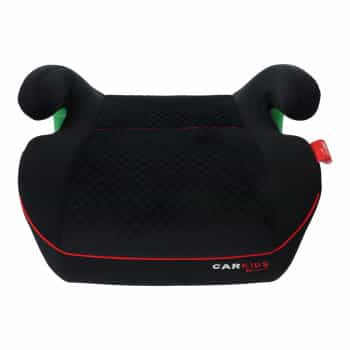 Carkids I-Size Isofix Réhausseur Alfie 125-150cm Noir/Rouge