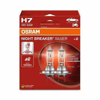 Osram Night Breaker Silver 12V H7 - lot de 2 pièces