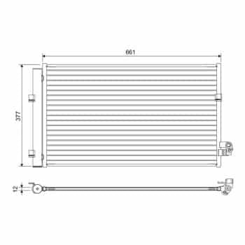 Condenseur, climatisation 822647 Valeo