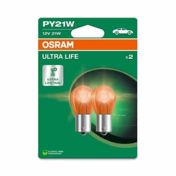 Osram Ultra Life 12V PY21W - 2 pièces