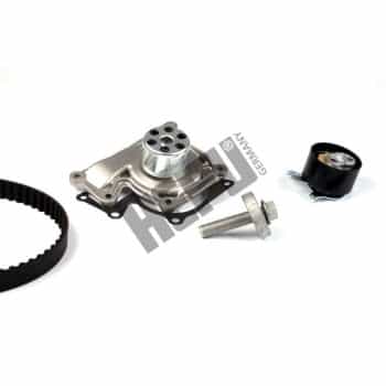Pompe à eau + kit de courroie de distribution PK09653 Hepu