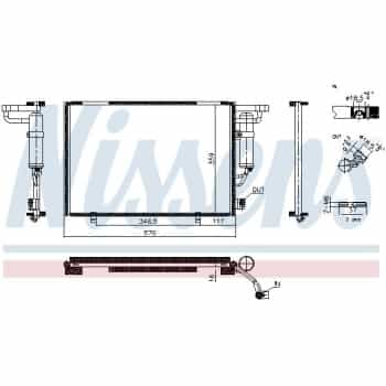 Condenseur, climatisation 940983 Nissens