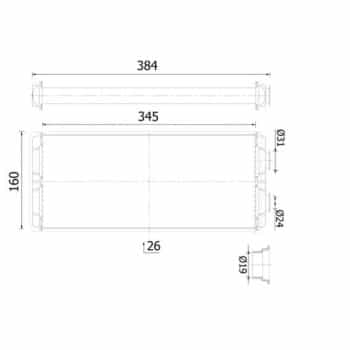 Radiateur de chauffage, chauffage intérieur