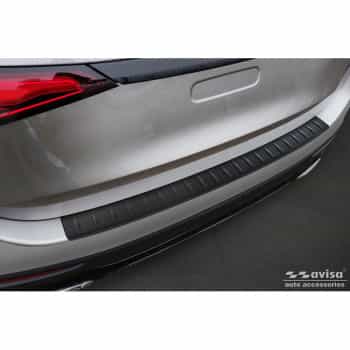Protection de pare-chocs arrière en acier inoxydable noir mat sur mesure pour Mercedes GLC II (X254) 2022-