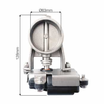 Système de soupape de contrôle d'échappement universel Simoni Racing 8 - Ø 63 mm - avec interrupteur, kit de câ