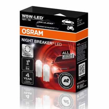 Osram Night Breaker 12V LED W5W - 2 pièces