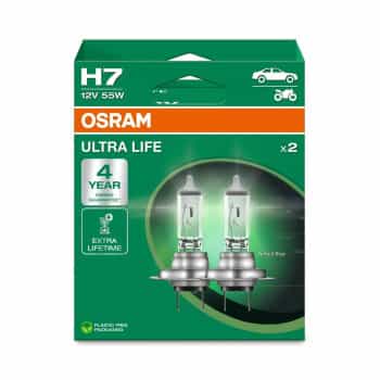 Osram Ultra Life 12V H7 - 2 pièces