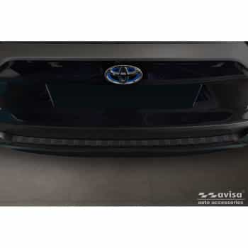 Protection de pare-chocs arrière en acier inoxydable noir mat Toyota RAV4 (5ème Gen.) 2018- & Suzuki Across 2020-