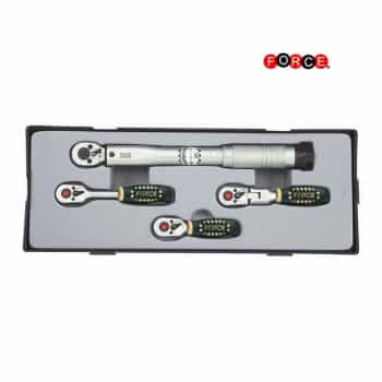 Jeu de cliquets Force 1/4" 4 pièces