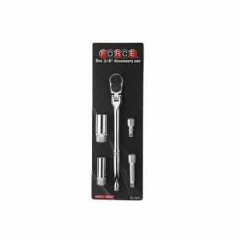 Jeu de 5 douilles pour bougies d'allumage Force 3/8"