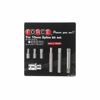 Jeu d'embouts Force 10 mm multi-dents 7 pièces