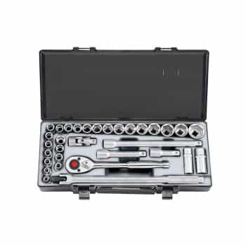 Jeu de douilles Force 1/2" 6 pans 32 pièces