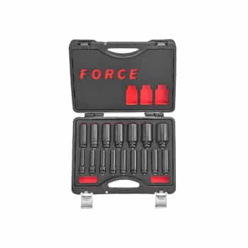 Jeu de douilles à choc 1/2" longues 16 pièces