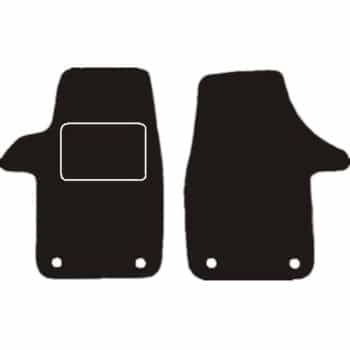 Tapis avant en velours automatique VW Transporter T5 & T6 2 pièces