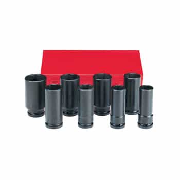 Jeu de douilles à chocs Force 3/4" à 6 pans longs SAE 8 pièces