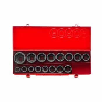 Jeu de douilles à chocs Force 3/4" à 6 pans, 16 pièces