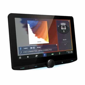 Kenwood DMX5623DABS - Écran flottant HD 10" - CarPlay sans fil + Android Auto (antenne DAB incluse)