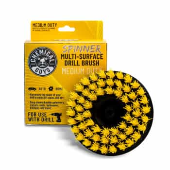 Brosse à tapis Chemical Guys avec accessoire de perceuse (usage moyen)