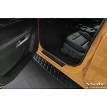 Moulures de seuil de porte en aluminium Avisa sur mesure pour Ford Ranger VI 2022- & Volkswagen Amarok II 2023-