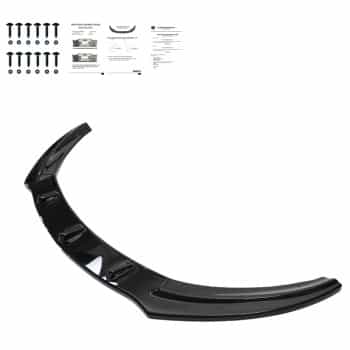 Becquet avant unidirectionnel pour Opel Astra J OPC/VXR 2009-2015 - Noir brillant