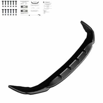 Becquet avant unidirectionnel pour BMW Série 2 F44 Gran Coupé M-Pack/M235i 2019- - Noir brillant