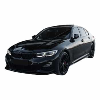 Becquet avant unidirectionnel pour BMW Série 3 G20/G21 M-Pack 2018-2022 – Noir brillant