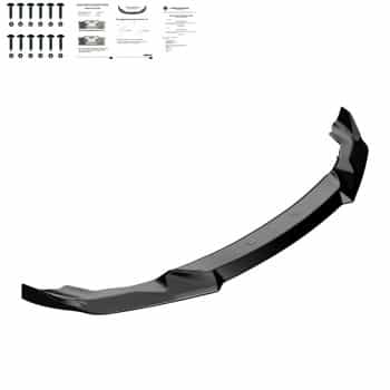 Becquet avant unidirectionnel pour BMW M2 Competition F87 2018-2020 – Noir brillant