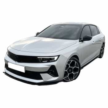 Becquet avant unidirectionnel pour Opel Astra L HB/ST 2020- - Noir brillant