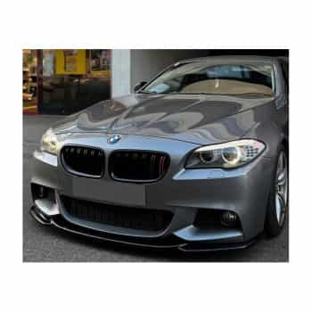 Becquet avant unidirectionnel pour BMW Série 5 F10/F11 M-Pack 2011-2016 - Noir brillant