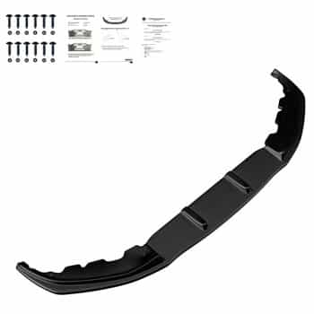 Becquet avant unidirectionnel pour BMW Série 7 G11 M-Pack 2015-2018 – Noir brillant