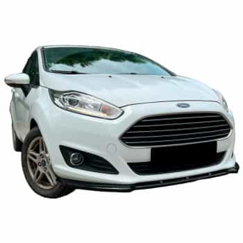 Becquet avant unidirectionnel pour Ford Fiesta MK7 Facelift 2012-2017 – Noir brillant