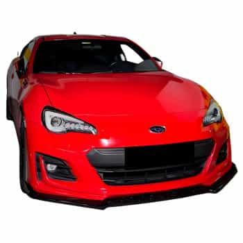 Becquet avant unidirectionnel pour Subaru BRZ MK1 2012-2017 – Noir brillant