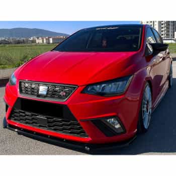 Becquet avant Oneway adapté pour Seat Ibiza (6F) 2017- incl. FR - Noir brillant