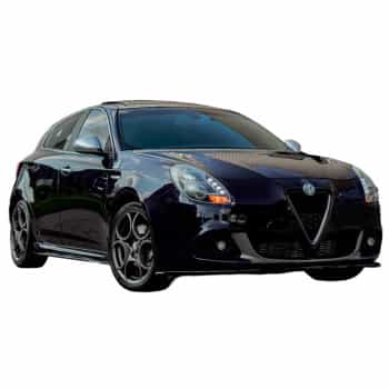 Becquet avant unidirectionnel pour Alfa Romeo Giulietta 2010-2020 – Noir brillant