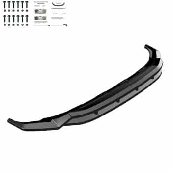Becquet avant unidirectionnel pour Volkswagen Touareg III R-Line 2018-2023 – Noir brillant