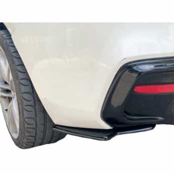 Jupes de pare-chocs arrière unidirectionnelles (coins) pour BMW Série 1 F20/F21 M-Power Facelift 2015-2019