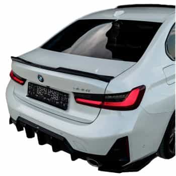 Jupes de pare-chocs arrière unidirectionnelles (coins) pour BMW Série 3 G20/G21 M-Pack Facelift 2022-