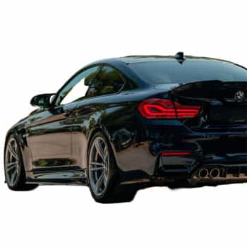 Jupes latérales unidirectionnelles pour BMW M4 F82 2014-2021 - Noir brillant