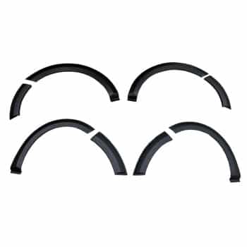 Jeu d'extensions d'ailes (garnitures) à usage unique pour Dacia Lodgy 1re génération 2012-2020 - Noir mat
