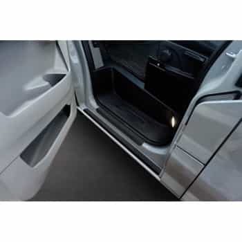 Moulures de seuil de porte en aluminium Avisa pour Ford Transit Custom (V710) et Tourneo Custom (V710) 2023-