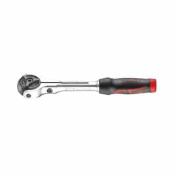 Clé à cliquet flexible réversible Force 1/4" 72 dents 148 mm L