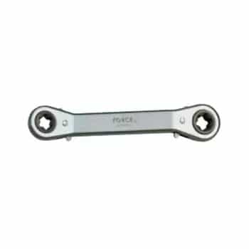 Clé à cliquet Force double anneau coudée à 15° Torx 6 mm x 7 mm